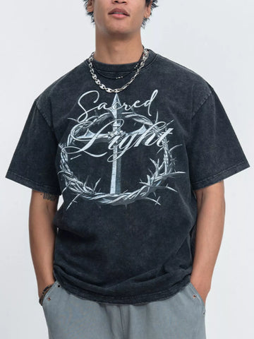 Men's Vintage Washed Graphic T-Shirt