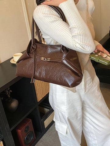 PU Leather Shoulder Bag