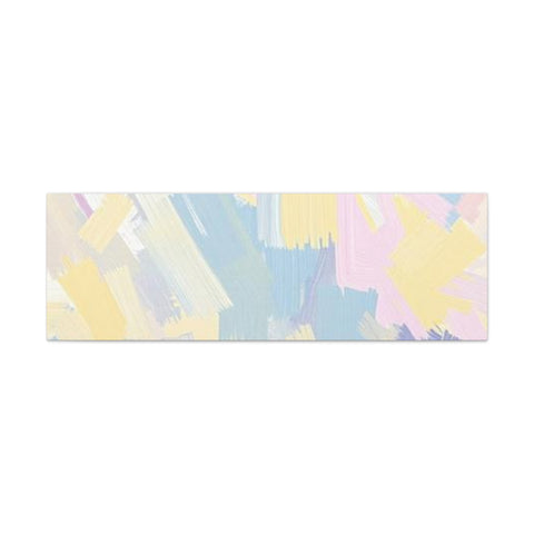 Pastel Abstract Brushstroke Canvas Wall Art