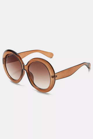Oversized Round Frame Fashion Sunglasses