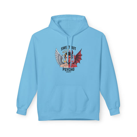 Hoodie - Sweet But Psycho Angel & Devil Graphic Pullover