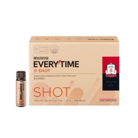 Jung Kwan Jang Korean Red Ginseng Extract Every Time Shot 20ml x 20 Sticks