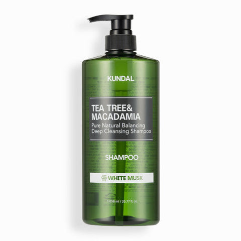 Kundal Tea Tree & Macadamia Deep Cleansing Shampoo 1058ml – White Musk