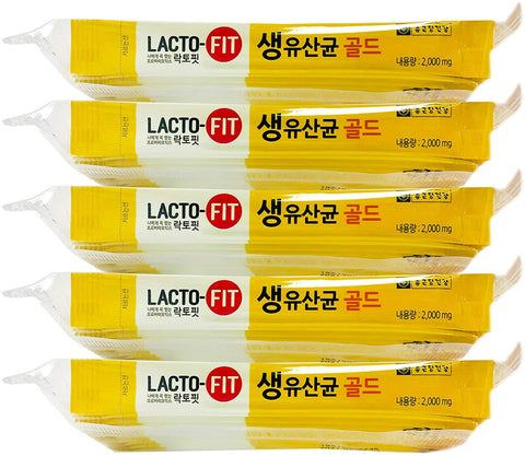 LACTO-FIT ProBiotics Gold – Daily Probiotic Supplement | 50 Stick Pack
