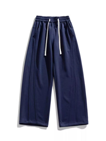Men's Plus Size Loose Fit Wide Leg Casual Pants