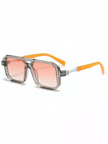 Retro Square Frame Sunglasses
