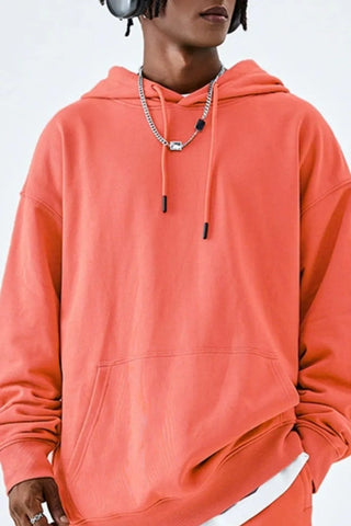 Men's Drawstring Kangaroo Pocket Hoodie