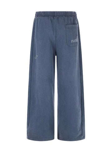 Men's Drawstring Wide-Leg Sweatpants