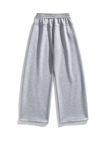 Men's Plus Size Loose Fit Wide Leg Casual Pants