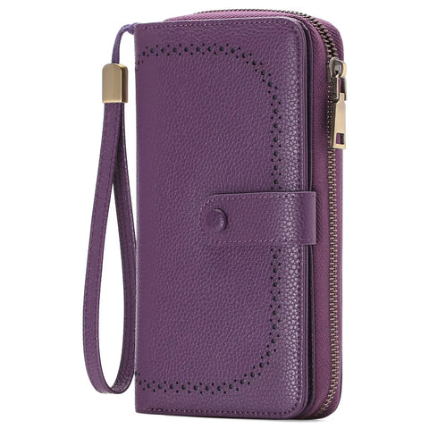 Leather Long Wallet