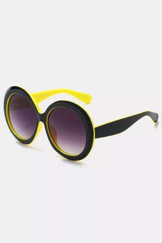 Oversized Round Frame Fashion Sunglasses