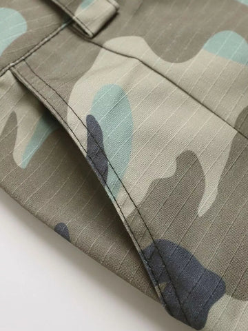 Men's Star Camouflage Cargo Capris