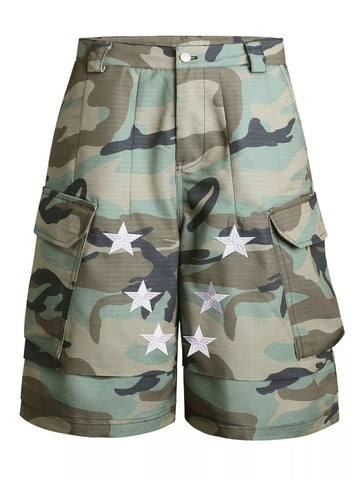 Men's Star Camouflage Cargo Capris