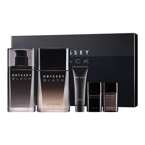 ODYSSEY Black Special Skincare Gift Set – Korean Skincare Set for Brightening and Wrinkle Care