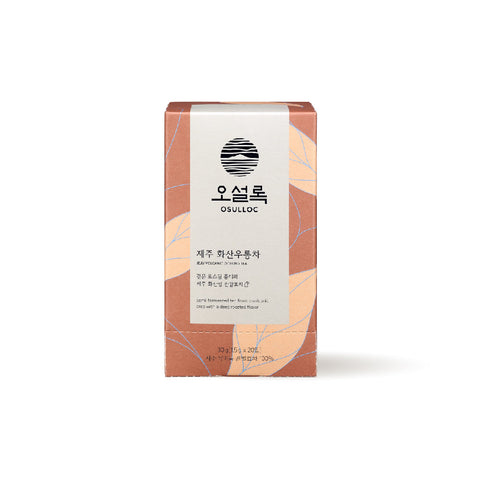 OSULLOC Organic Jeju Volcanic Oolong Tea (20 Tea Bags) – Premium Korean Organic Oolong Tea with Rich Toasted Flavor