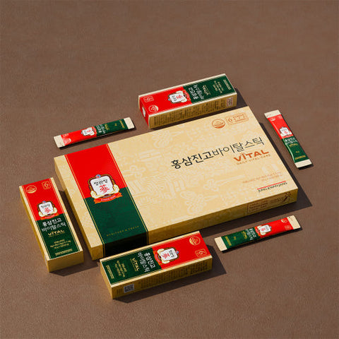 Jung Kwan Jang Korean Red Ginseng Extract Jin Go Vital Sticks 10g x 30 | Premium Daily Energy & Wellness