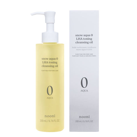 nooni Snow Aqua 0 LHA Toning Cleansing Oil 200ml
