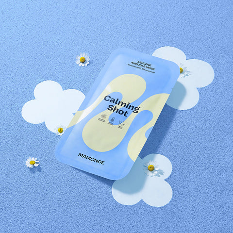 Mamonde Calming Shot Azulene Ampoule Mask 23ml X 10ea