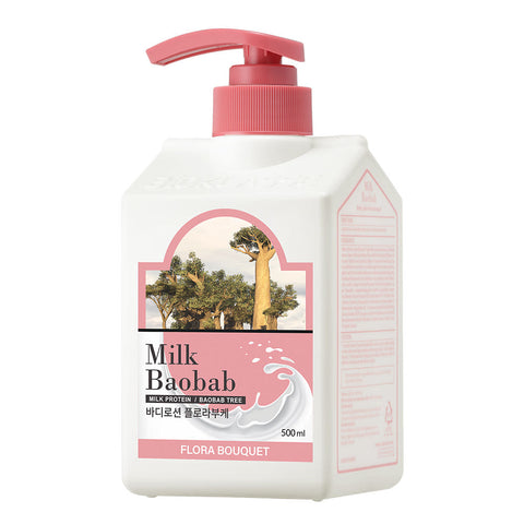 BIOKLASSE MILK BAOBAB Body Lotion 500ml #Flora Bouquet