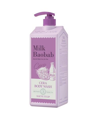BIOKLASSE Milk Baobab Cera Body Wash 1200ml #Mauve Tulip