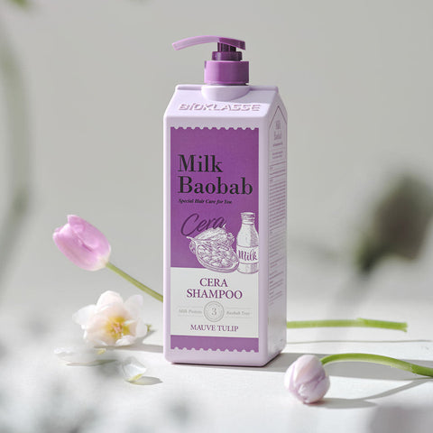 Bioklasse Milk Baobab Cera Hair Shampoo 1200ml Mauve Tulip