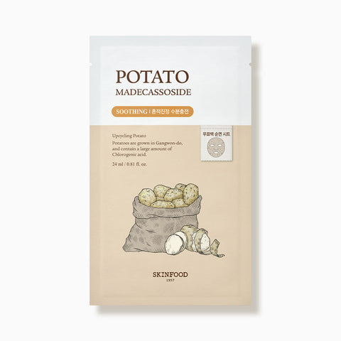 SKINFOOD Potato Madecassoside Mask Sheet 24ml X 10ea