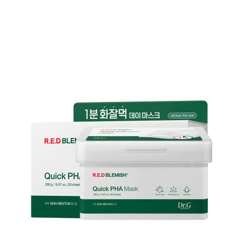 Dr.G RED BLEMISH Quick PHA Mask Sheet 280g/30ea