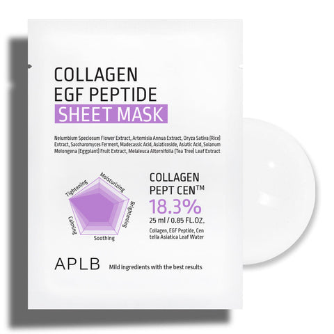 APLB Collagen EGF Peptide Sheet Mask 25ml X 10ea