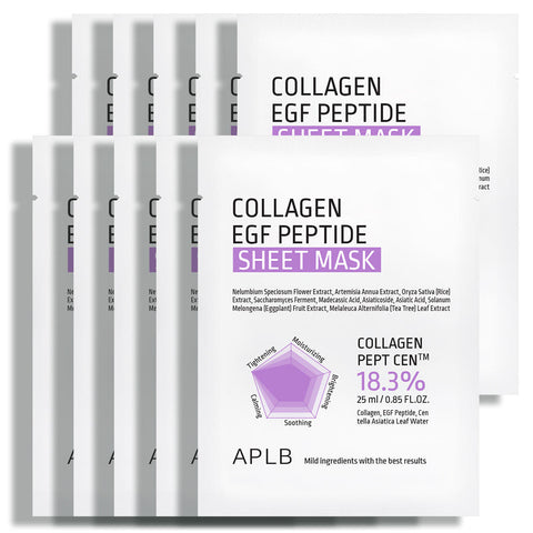 APLB Collagen EGF Peptide Sheet Mask 25ml X 10ea