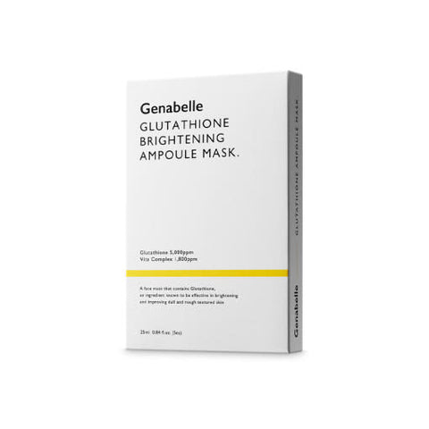 Genabelle Glutathione Brightening Ampoule Mask 25ml X 5ea