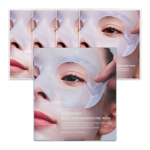 MEDITHERAPY Blue Layer Water Dome Mask 34g X 4ea