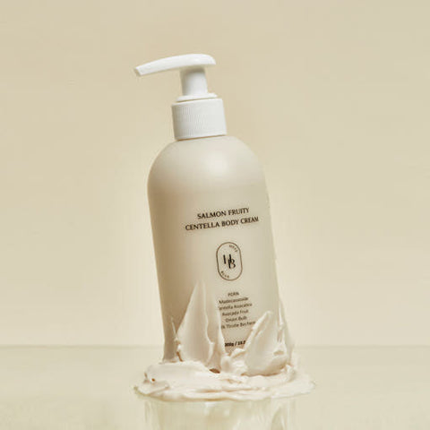 HEVEBLUE Salmon Fruity Centella Body Cream 300g