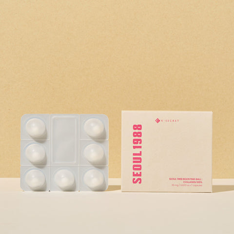 K-SECRET SEOUL 1988 BOOSTING BALL : COLLAGEN 100% 35mg X 7ea