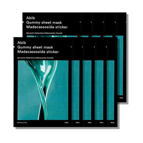 Abib Gummy Sheet Mask Madecassoside Sticker 27ml X 10ea