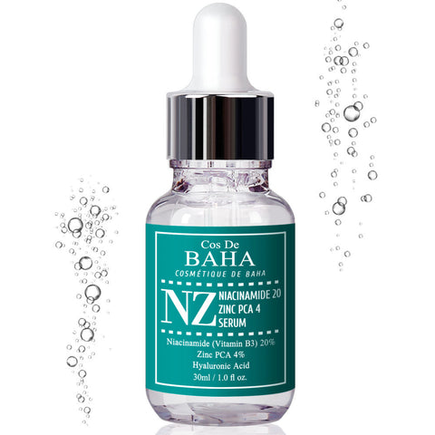 Cos De BAHA NZ Niacinamide 20% + Zinc 4% Serum 30ml