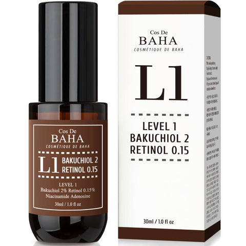 Cos De BAHA L1 Bakuchiol 2% + Retinol 0.15% Serum 30ml
