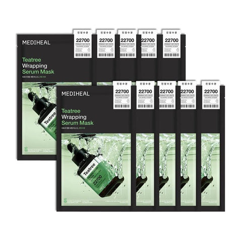 MEDIHEAL Teatree Wrapping Serum Mask 25ml X 10ea