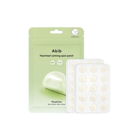 Abib Heartleaf Calming Spot Patch 78 Patches (10mmX48ea + 12mmX30ea)