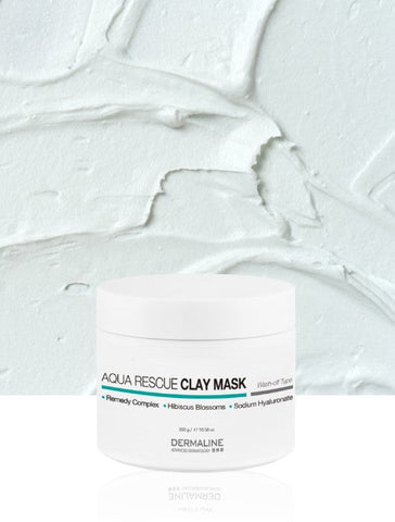 DERMALINE Aqua Rescue Clay Mask 300ml