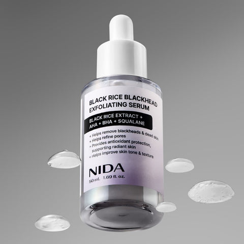 NIDA Black Rice Blackhead Exfoliating Serum 50ml
