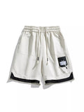 Men's Plus Size Drawstring Casual Cargo Shorts