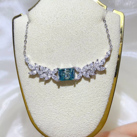 2 Carat 925 Sterling Silver Moissanite Necklace