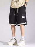 Men's Plus Size Drawstring Casual Cargo Shorts