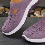 Round Toe Mesh Slip-Ons