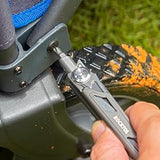 ROCKTOL ST02 12-in-1 Folding Multitool Pocket Knife – Titanium-Plated Handle, Stainless Steel Blade