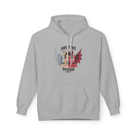 Hoodie - Sweet But Psycho Angel & Devil Graphic Pullover