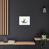 Howling Wolf Moon Matte Canvas Wall Art — Stretched 1.25"