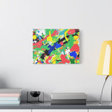 Abstract Color Splash Canvas Print — Vibrant Modern Wall Art