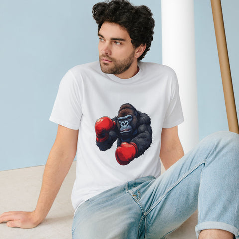 Boxing Gorilla T‑Shirt — Fierce Fight Club Graphic Tee