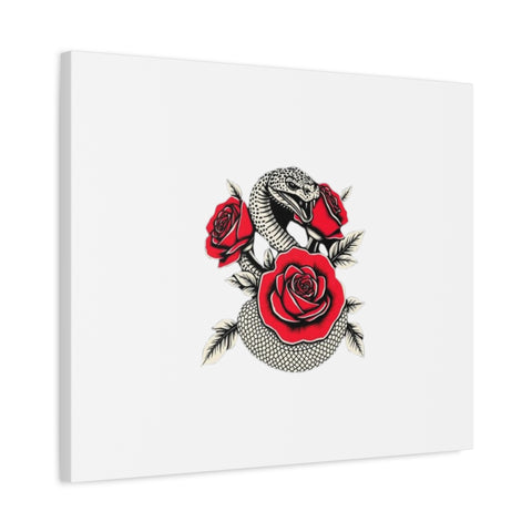 Matte Stretched Canvas - Snake Wall Art